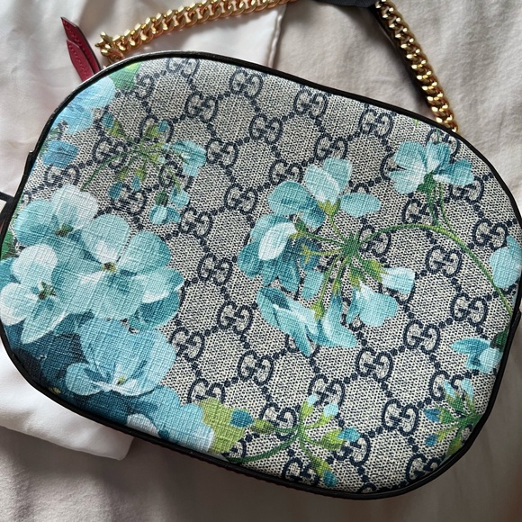 Authentic Gucci Bloom Blue/Red Crossbody - Picture 14 of 15